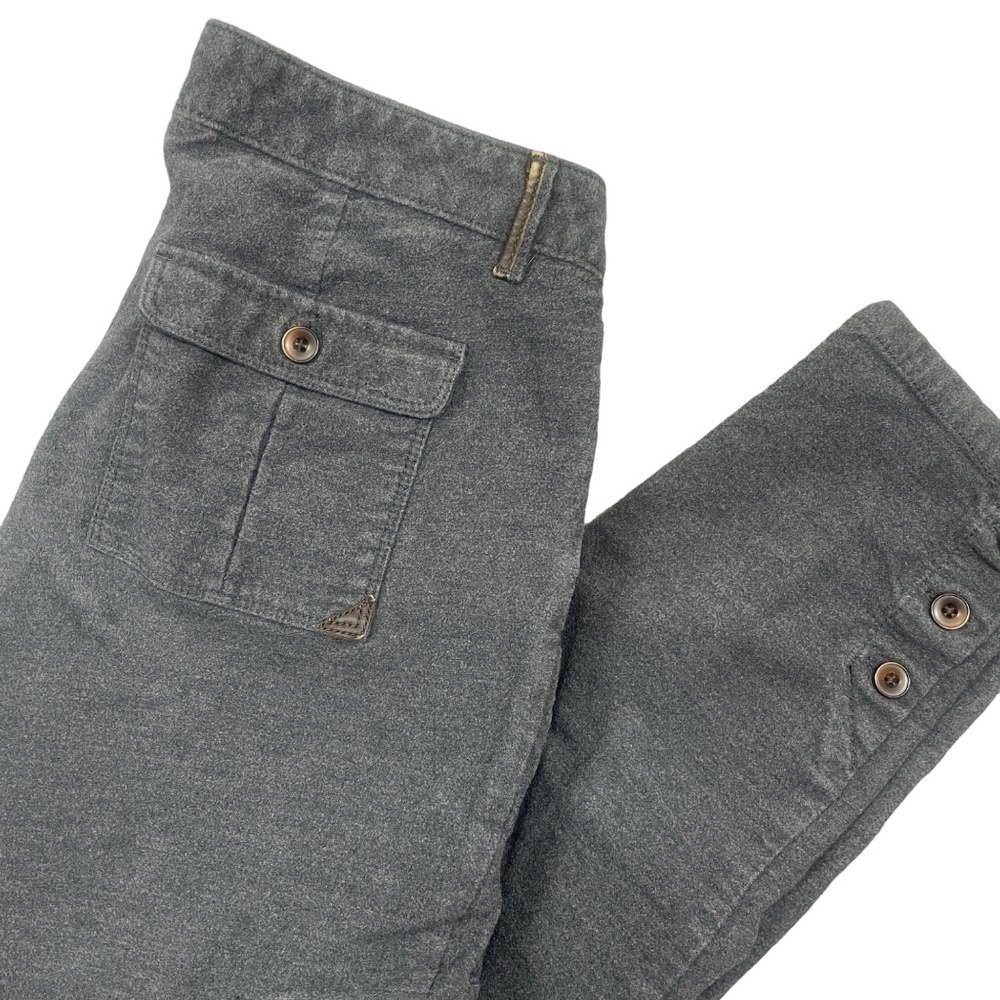 Eddie Bauer 1920 4 Brushed Cotton Skinny Pants‎ Button Ankle